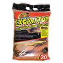 Zoo Med Excavator - 20lb /9kg Bag - Clay Burrowing Substrate for Tunnels & Burrows