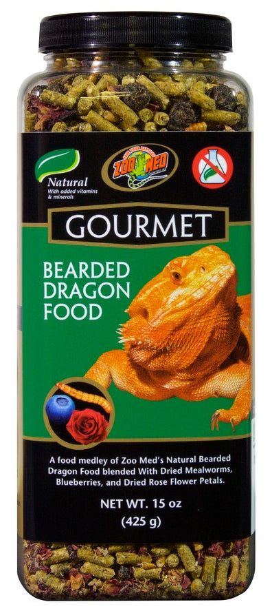 Zoo Med Gourmet Bearded Dragon Food 425g (15oz) - A Food Medley