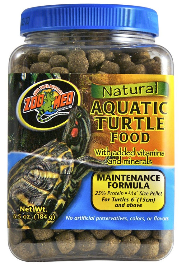 Zoo Med Aquatic Turtle Food 184g (6.5oz) - Maintenance Formula