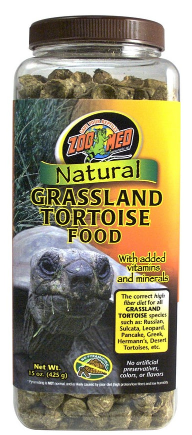 Zoo Med - Grassland Tortoise Food 425g (15oz) - Added Vitamins & Minerals