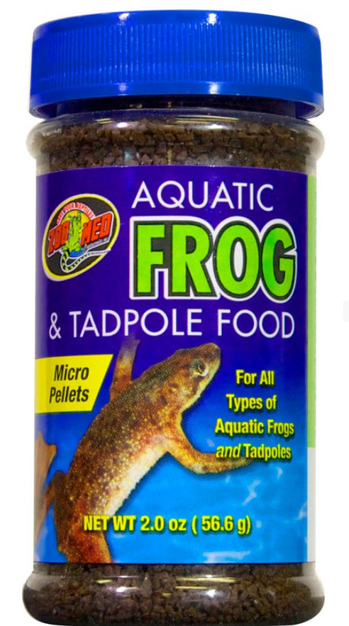 Zoo Med Aquatic Frog & Tadpole Food 56.6g (2oz) - Micro Pellets