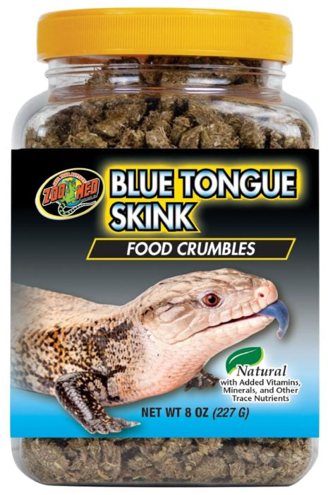 Zoo Med - Blue Tongue Skink Food 227g (8oz) - Added Vitamins & Minerals