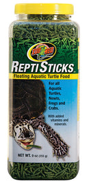 Zoo Med ReptiSticks Turtle Food 227g (8oz) - Floating Aquatic Turtle Food