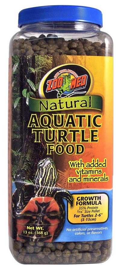 Zoo Med Aquatic Turtle Food 368g (13oz) - Growth Formula 35% Protein