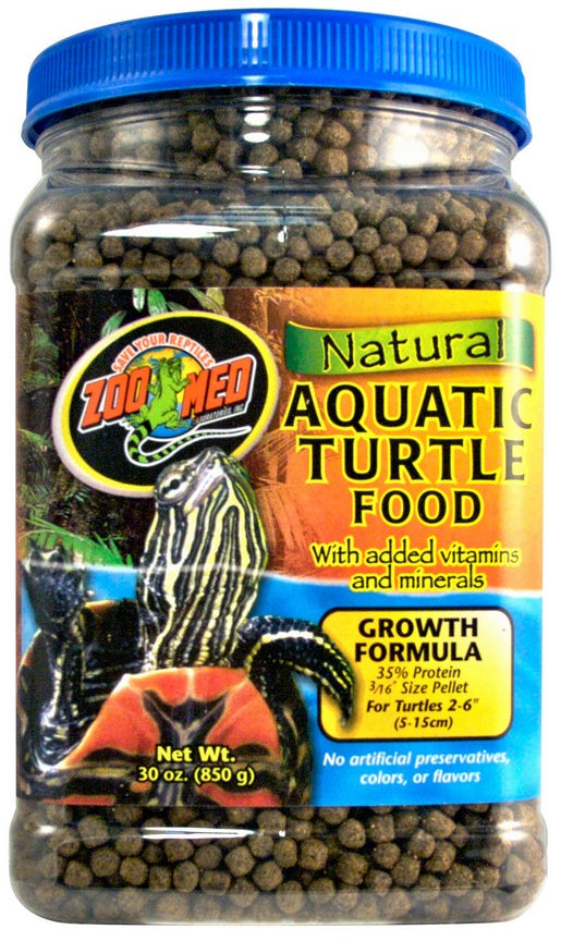 Zoo Med Aquatic Turtle Food 850g (30oz) - Growth Formula 35% Protein