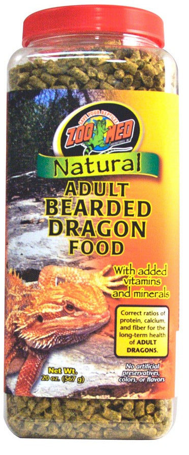 Zoo Med Gourmet Bearded Dragon Food 567g (20oz) - Added Vitamins and Minerals