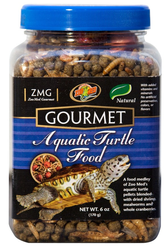 Zoo Med Gourmet Aquatic Turtle Food 170g (6oz) - A Food Medley