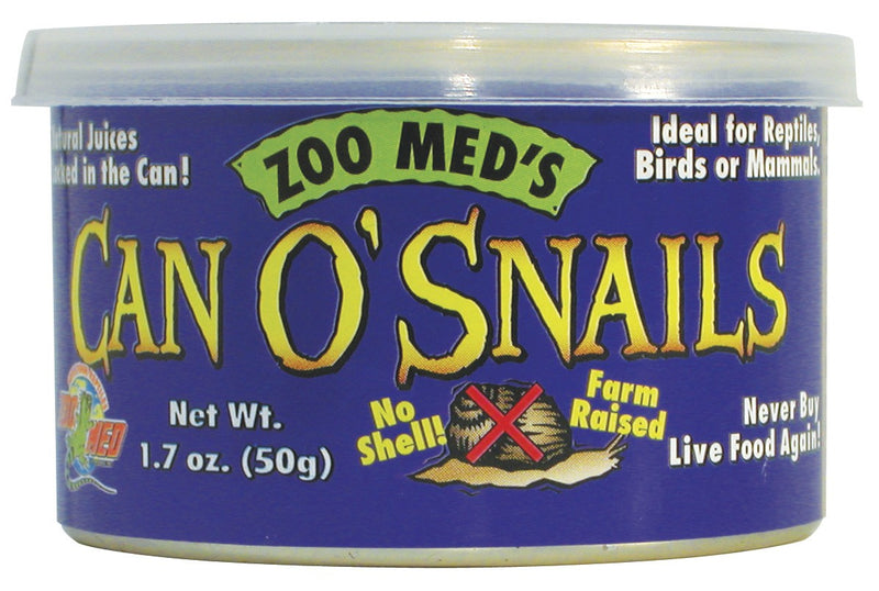 Zoo Med Can O' Snails 50g - Ideal for Reptiles, Birds or Mammals