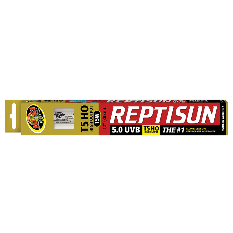 Zoo Med ReptiSun 5.0 T5-HO UVB Fluorescent Lamp - 15 W - 12"