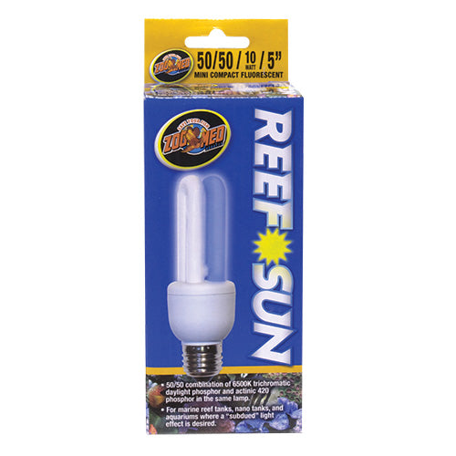 Zoo Med 50/50 Reef Sun Mini Compact Fluorescent Lamp - 10 W