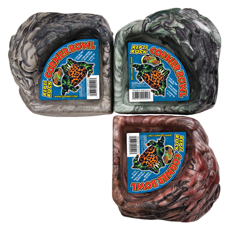 Zoo Med Repti Rock Corner Bowl - Small