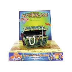 Penn Plax Action-Air Treasure Chest 0-15 - Small