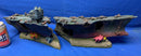 Aqua-Fit Aircraft Carrier Shipwreck  29"x7"x10"