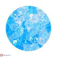 Crystal Gems Acrylic Gravel - Blue Ice - 5 oz