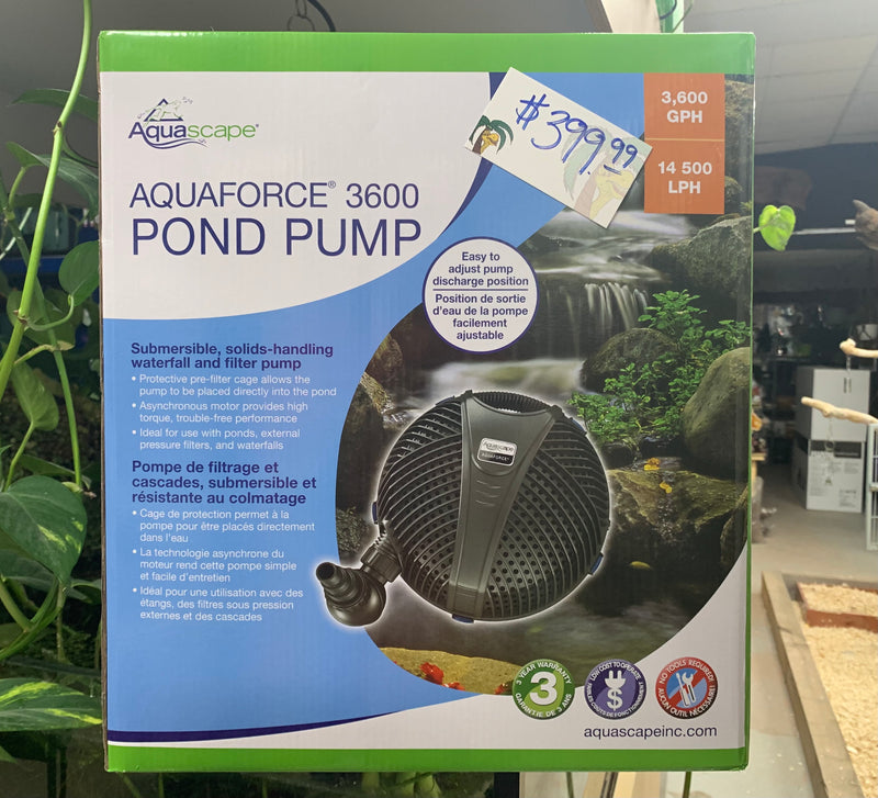 Aquascape AquaForce 3600 Solids-Handling Pond Pump