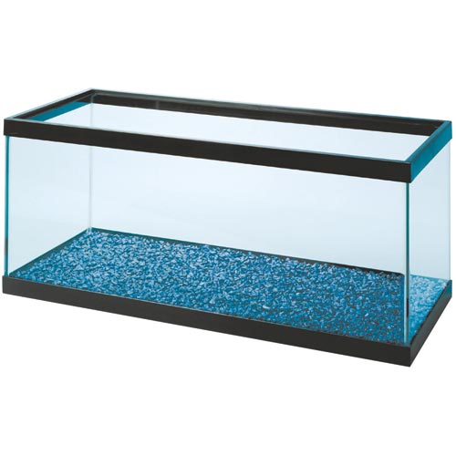 Aqueon Standard Aquarium - Black Frame - 20 gal Long - Clear Silicone -  Does Not Ship