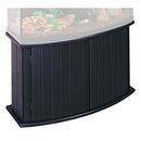 AQUEON Classic Pine Bow Front Stand - Black - 72 gallon - DOES NOT SHIP -