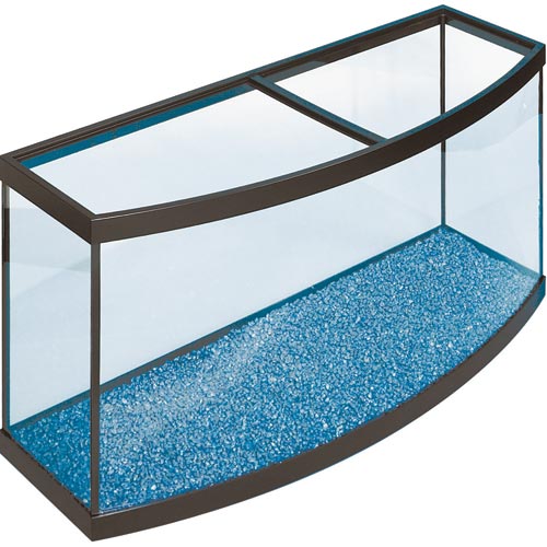 AQUEON Bow Front Aquarium - Black - 72 gal  (please inquire may not ship)