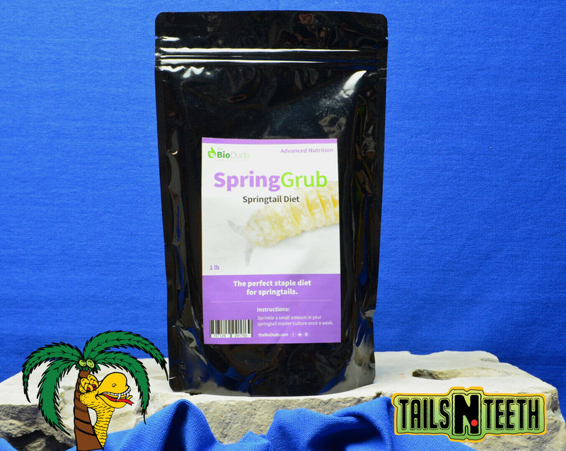 theBioDude SpringGrub 1lb - Staple Diet for SpringTails - Advanced Nutrition