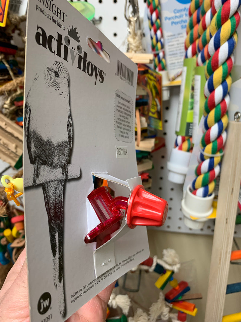 JW ACTIVITOY DRUM BIRD TOY