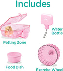 Kaytee CritterTrail One Level Habitat (Pink Edition)