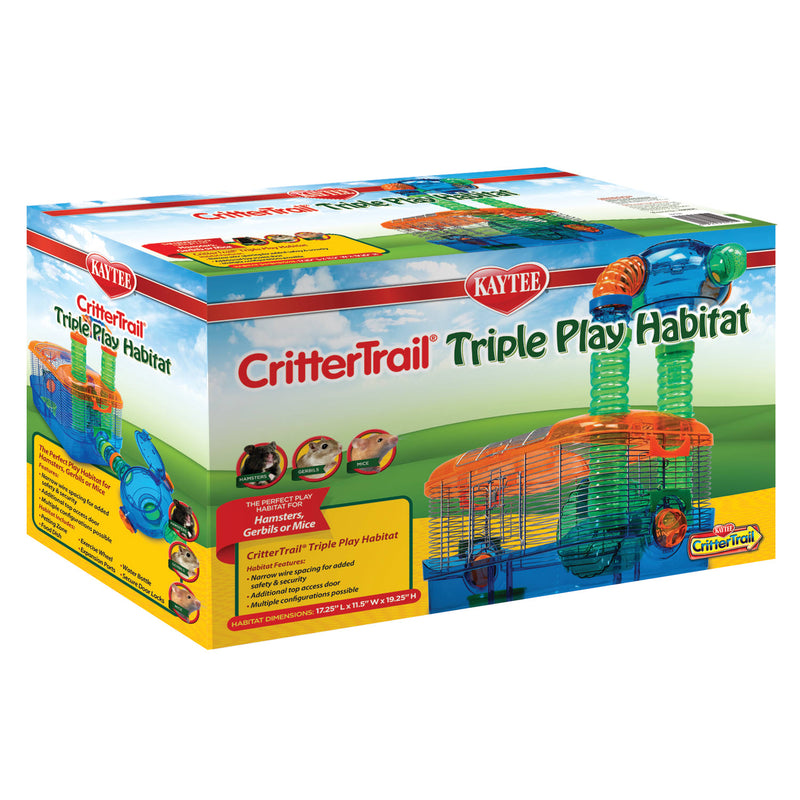 Kaytee CritterTrail Triple Play Habitat 17 1/4"