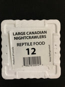 Large Canadian Nightcrawlers - Dew Worms - Dozen