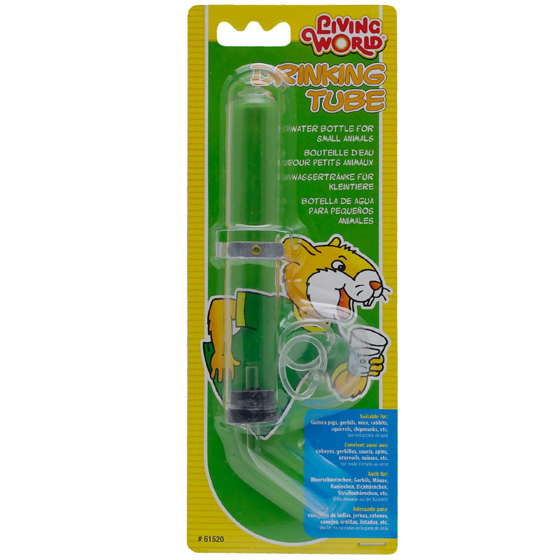 Living World Glass Drinking Tube for Small Animals