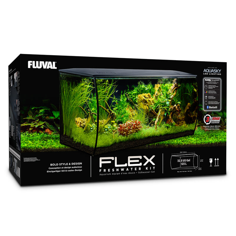 Fluval Sea Flex Saltwater Aquarium Kit - 32.5 US gal - Black (Special Order  Product)