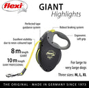 Flexi Retractable Professional Lead Tape, Large, 10 m, Black/Neon by Flexi Giant Professional