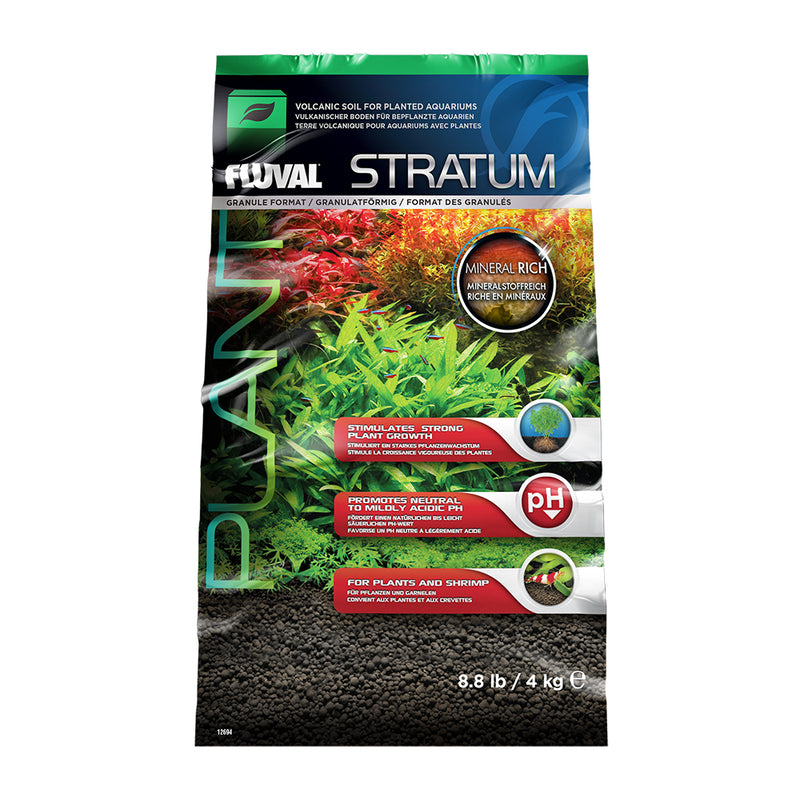 Fluval Plant and Shrimp Stratum - 4 Kg / 8.8 lb - Aquarium Substrate