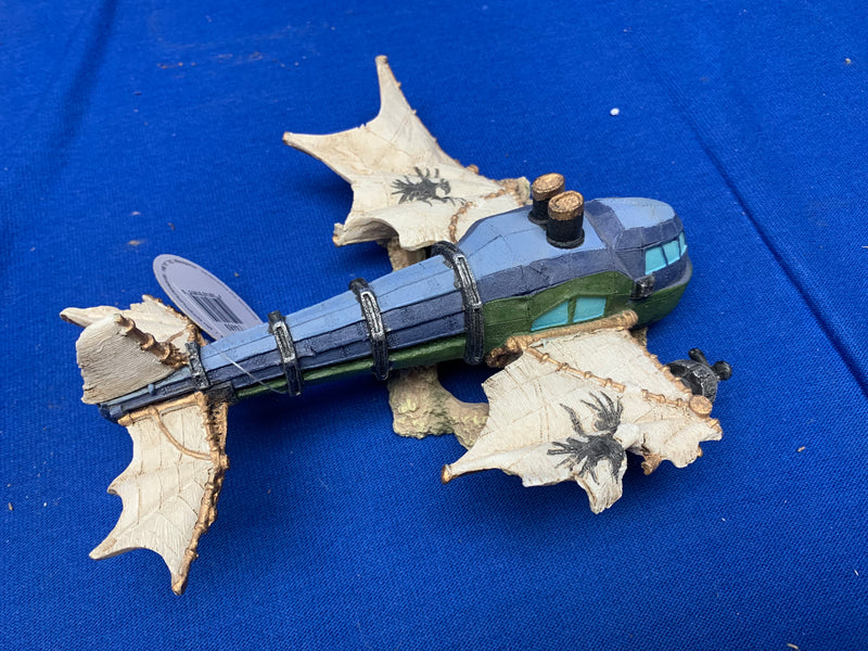 Downed Flying Machine Plane Aquarium Ornament