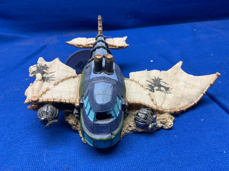 Downed Flying Machine Plane Aquarium Ornament