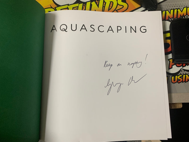 George Farmer SIGNED Aquascaping Hardcover Book