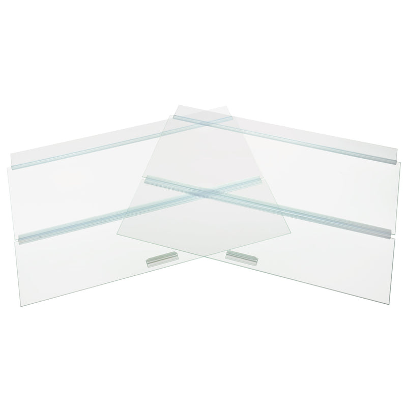 Glass Canopy Set - 48" x 18" Seapora