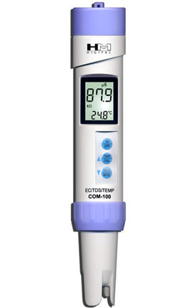 HM Digital Waterproof EC/TDS/Temp Combo Meter