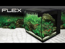 Fluval FLEX Aquarium Kit - 57L (15 US gal) - Freshwater Glass Aquarium Kit Black