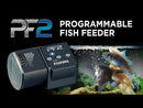 Fluval PF2 Programmable Fish Feeder - Flakes or Pellets - Feeds Twice Per Day