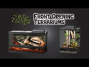 Zilla Front Opening Terrarium - 8" x 10" x 15"