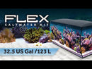 Fluval Sea Flex Saltwater Aquarium Kit - 123 L (32.5 US gal) - Black