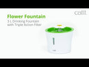 Catit Mini Flower Fountain - 1.5 L (50.7 fl oz)