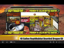 Zoo Med 40 Gallon ReptiHabitat Bearded Dragon Tank Kit - Complete Kit Does Not Ship