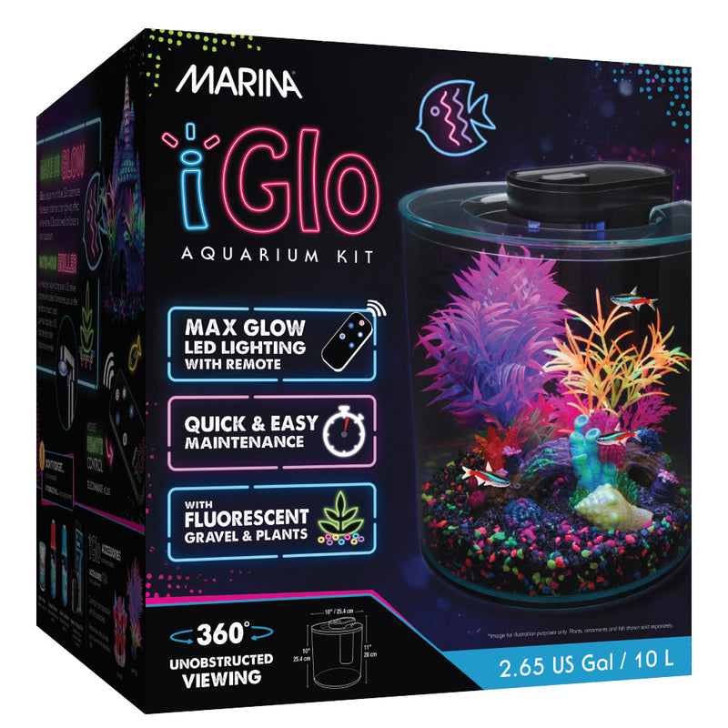 Marina iGlo Aquarium Kit - 10 L (2.65 US gal)