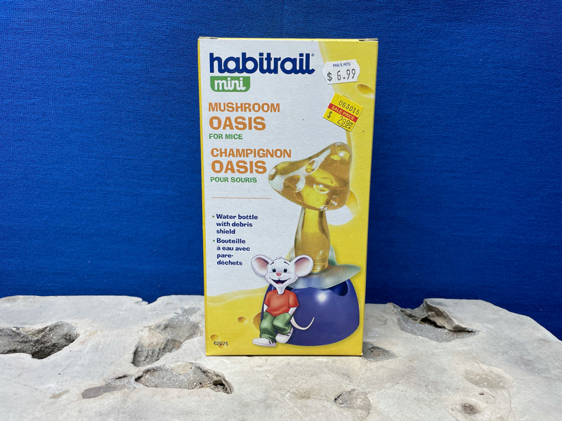 Habitrail MINI Mush-room Oasis for Mice - Water Bottle with Debris Shield