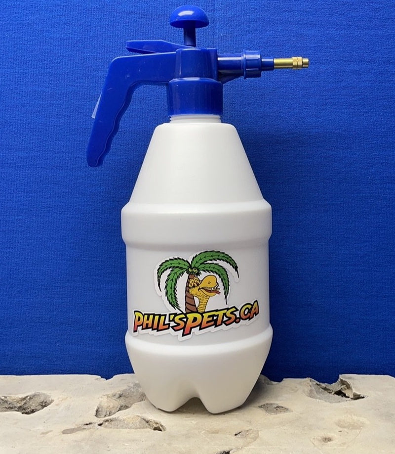 Our Own PHIL'S PETS.CA High Pressure Spray / Misting Bottle - 2L - Brass Nozzle