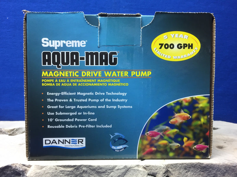 Supreme Danner Aqua-Mag Magnetic Drive Water Pump - Model 7 - 700 GPH