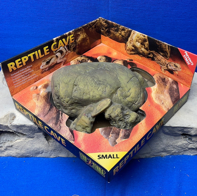 Exo Terra Reptile Cave - Small - Secure Hiding for Reptiles