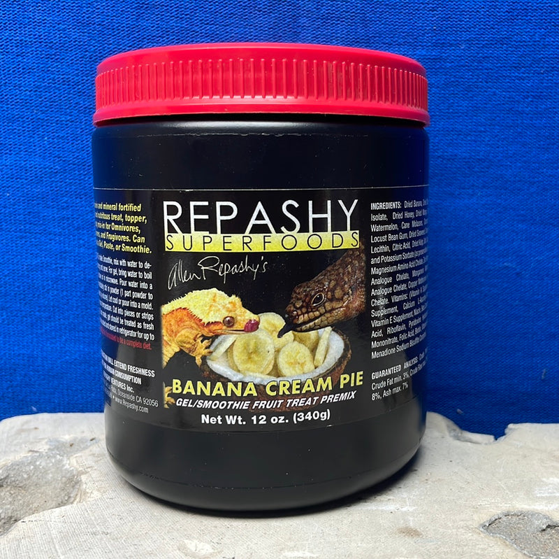 Repashy Superfoods - Banana Cream Pie Fruit Treat Premix for Reptiles 340g