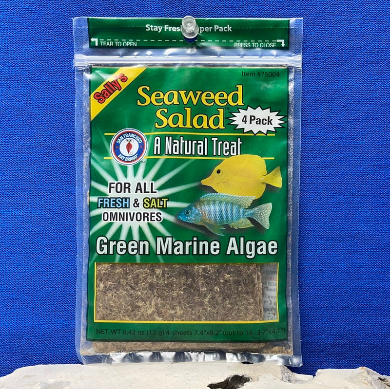 Sally's Seaweed Salad - 12g (4 Sheets) - Green Marine Algae