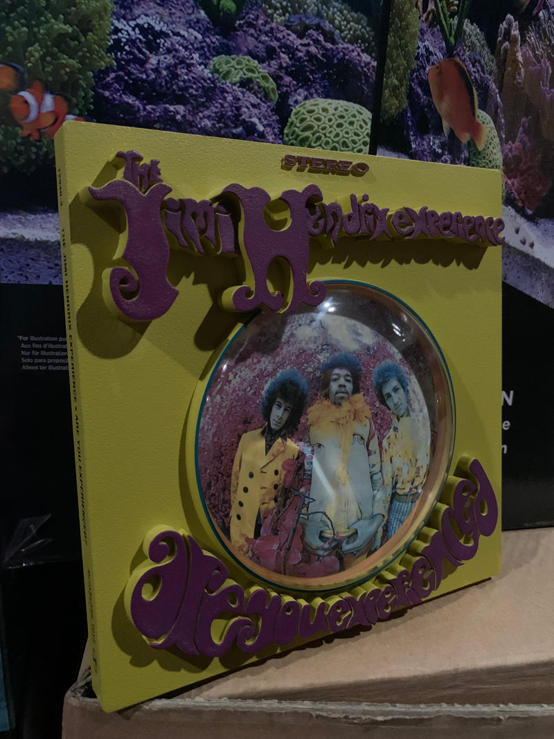 JIMI HENDRIX McFarlane Pop Culture 3D WALL ART "NEW OLD STOCK" -"FROM PHILS PRIVATE MUSIC STASH"